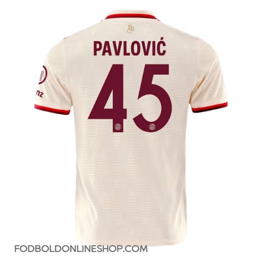 Bayern Munich Aleksandar Pavlovic #45 Tredjetrøje 2024-25 Kortærmet